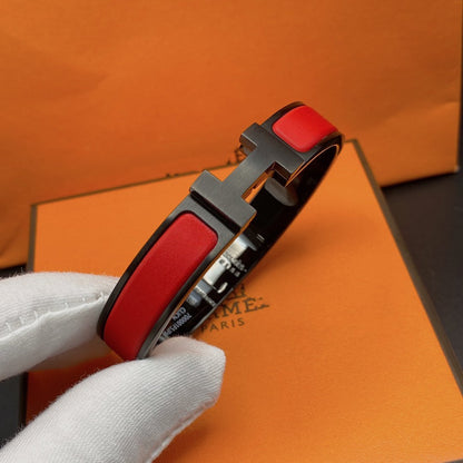 [BLAUE TRÄNEN]CLIC HM SO SCHWARZ ROT ARMBAND