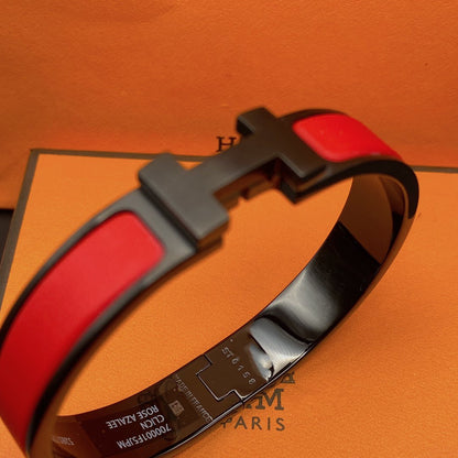 [BLAUE TRÄNEN]CLIC HM SO SCHWARZ ROT ARMBAND