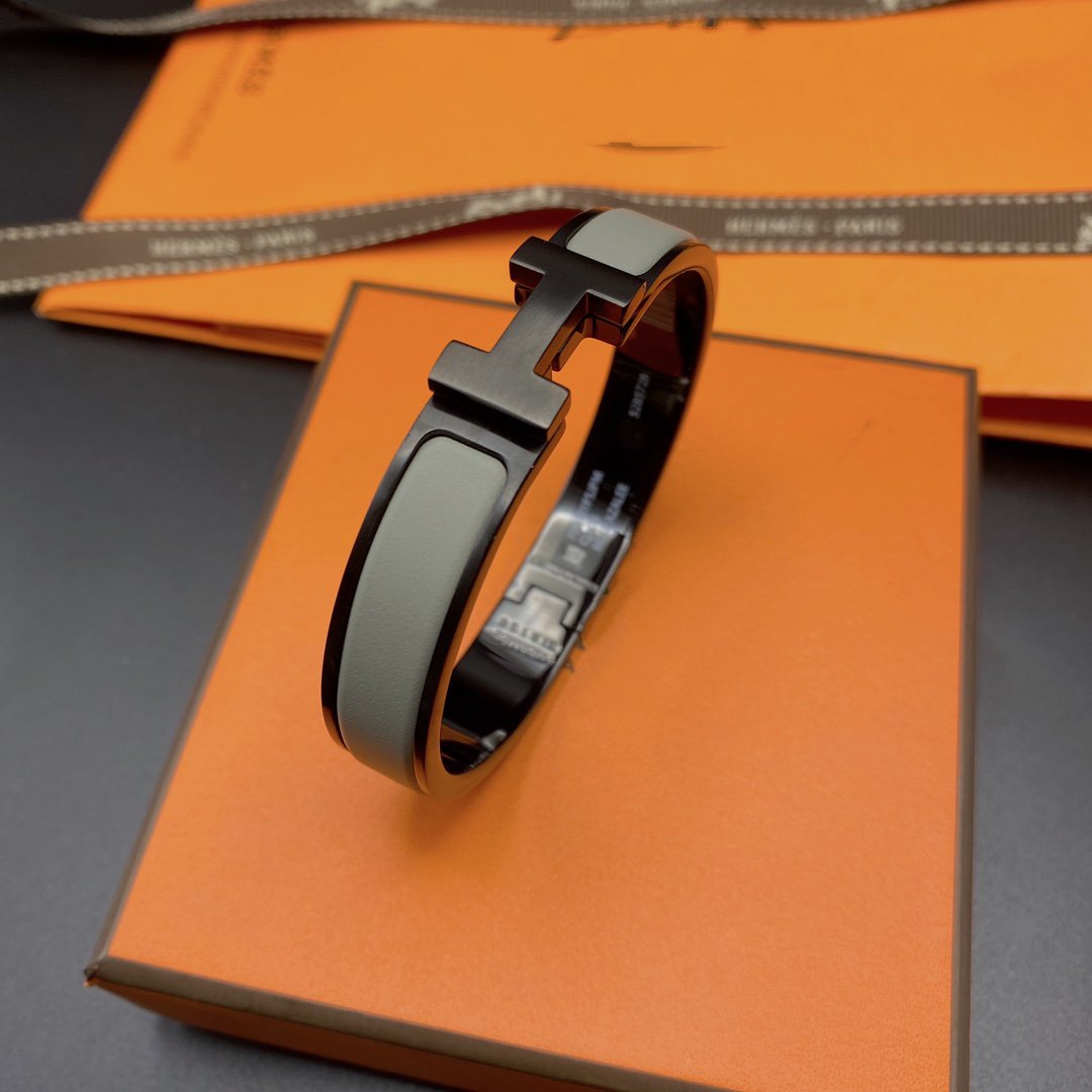 [BLUE TEARS]CLIC HM SO SCHWARZ GRAU ARMBAND
