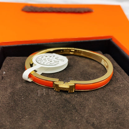 [BLAUE TRÄNEN]KLASSISCHES HM CLIC ROT 8MM EMAILLE ARMBAND