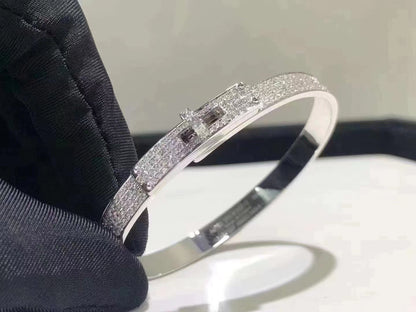 [BLUE TEARS]HM KELLY ARMBAND AUS SILBER MIT VOLLSTÄNDIGEM PAVE-DIAMANT