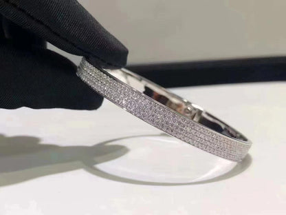 [BLUE TEARS]HM KELLY ARMBAND AUS SILBER MIT VOLLSTÄNDIGEM PAVE-DIAMANT