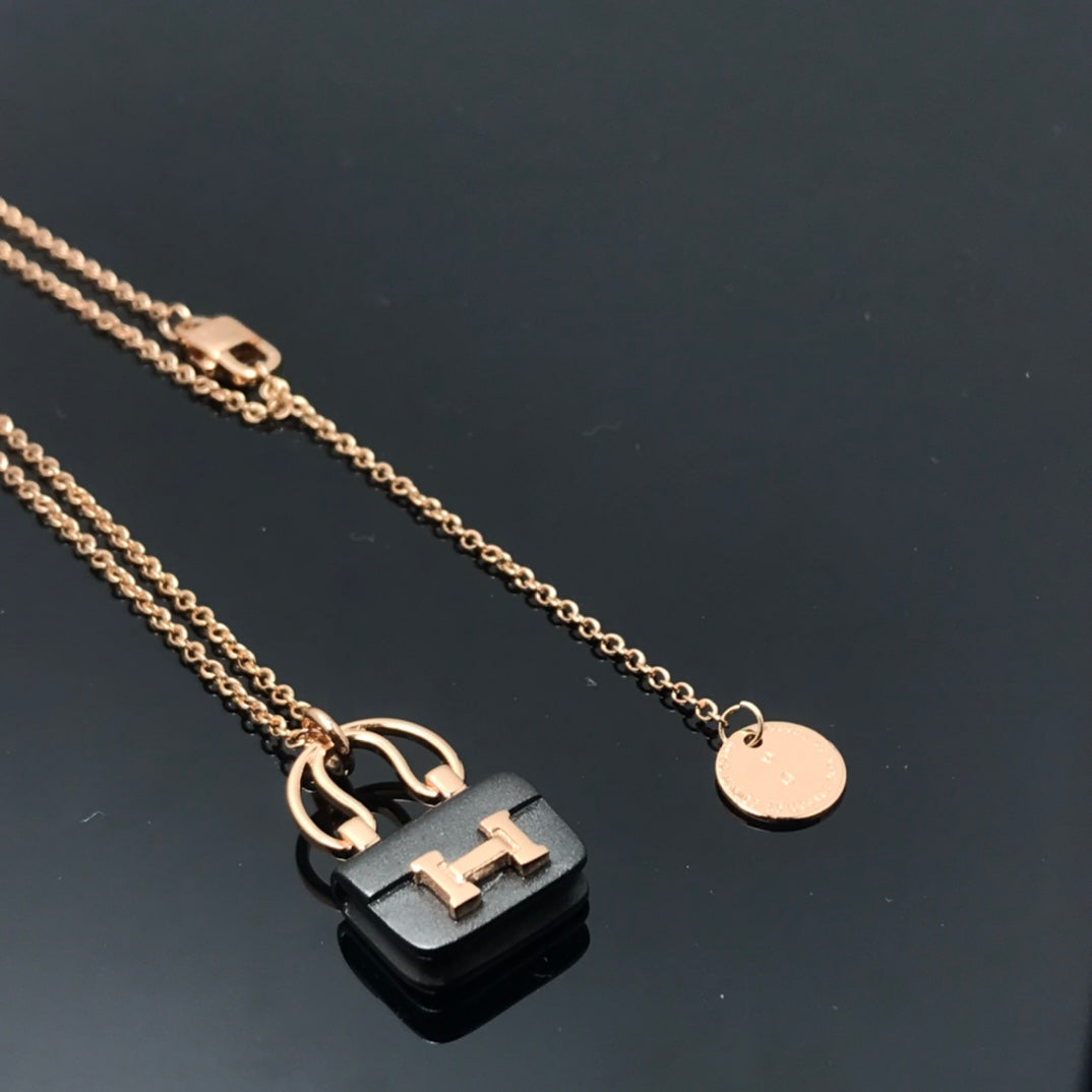 [Blaue Tränen]Damen HM Amulettes Constance Anhänger Halskette