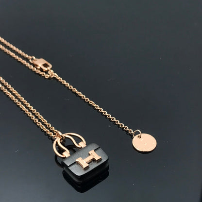 [Blaue Tränen]Damen HM Amulettes Constance Anhänger Halskette