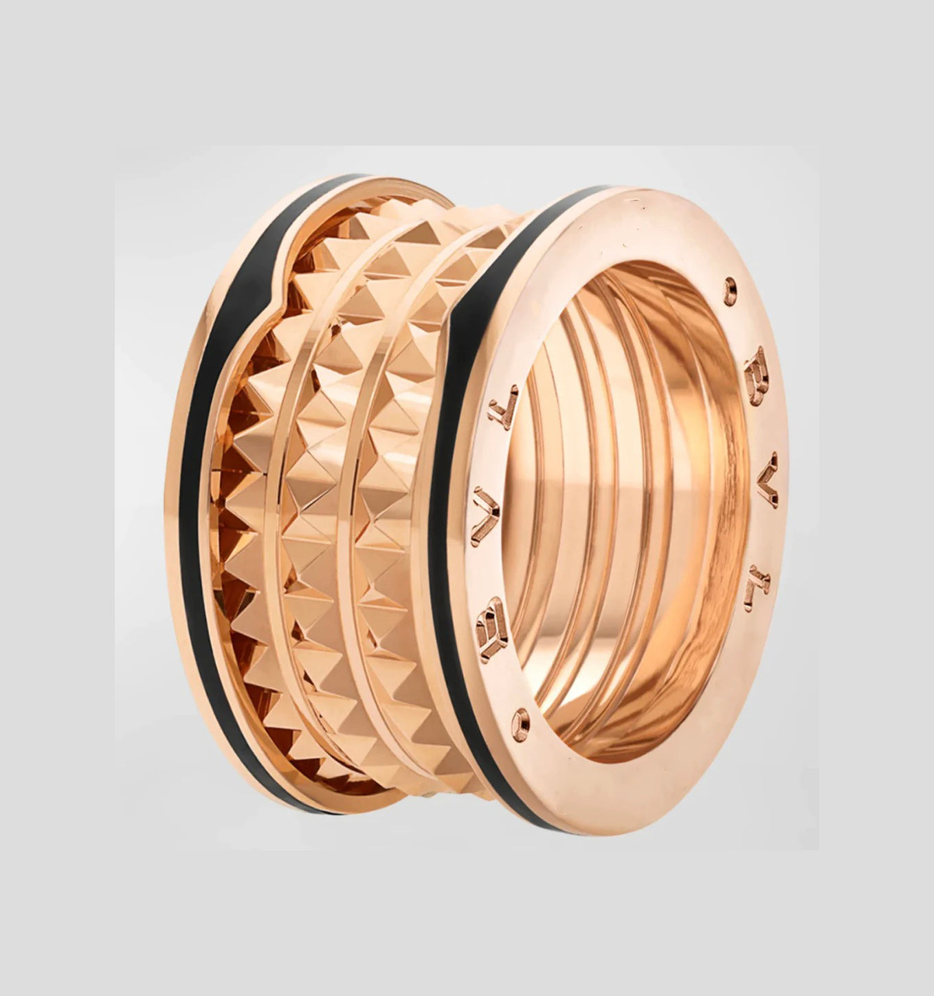 [BLUE TEARS]ZERO 1 ROCK SCHWARZE KERAMIK ROSA GOLD GROSSES MODELL