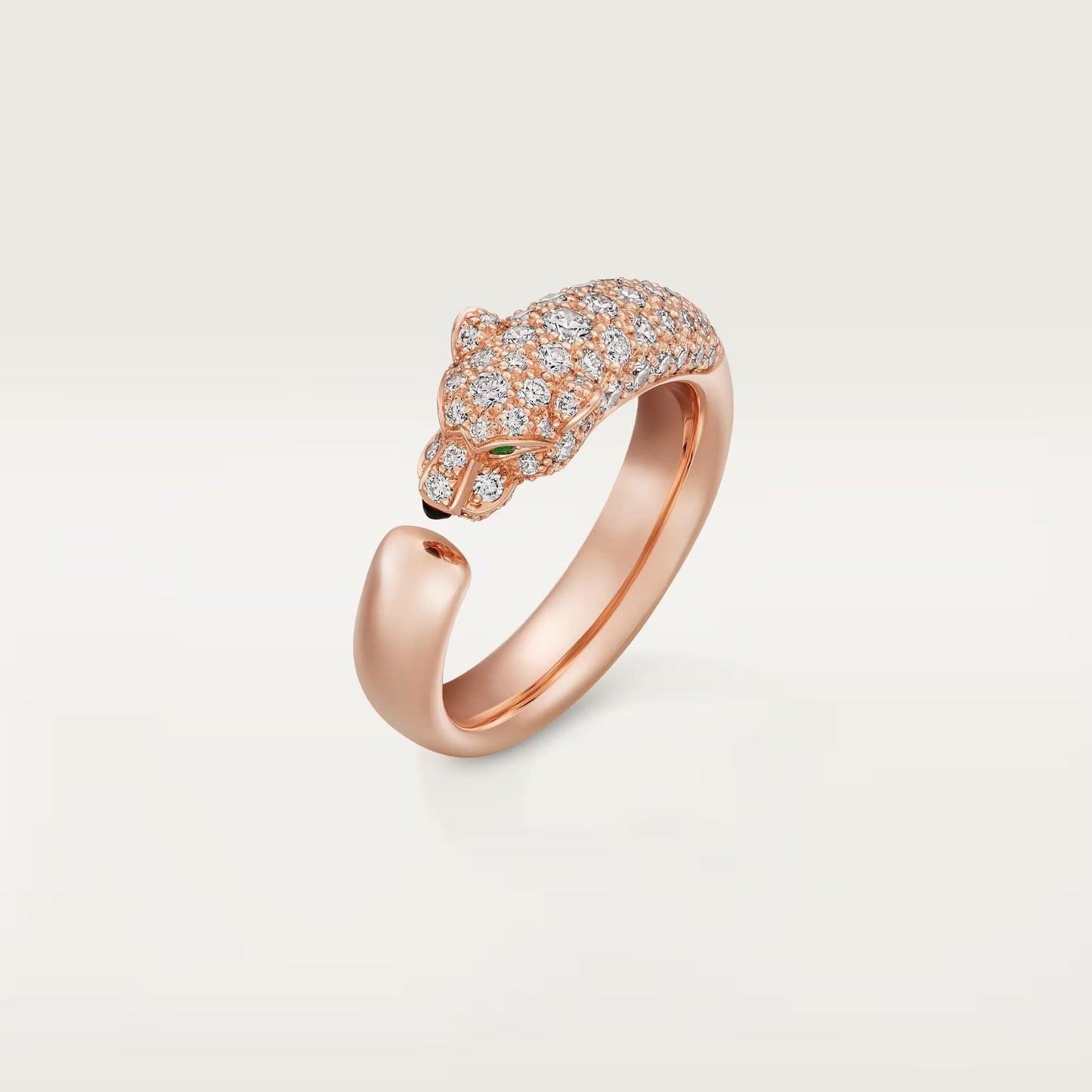 [Blue Tears Jewelry]PANTHERE HALF DIAMOND SMALL RING