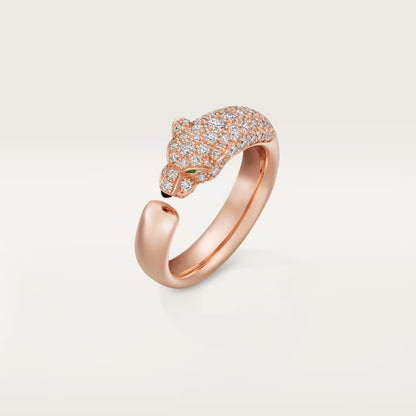 [Blue Tears Jewelry]PANTHERE HALF DIAMOND SMALL RING