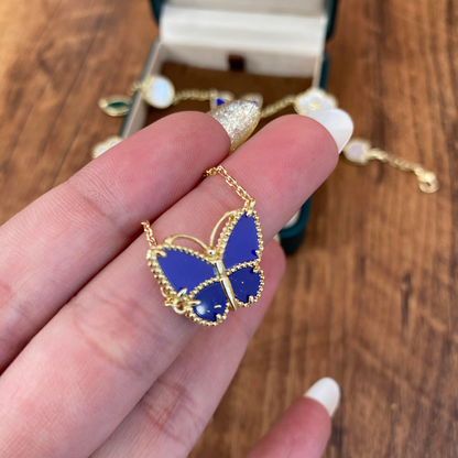 [Blue Tears Jewelry] 2026 NEW LUCKY BUTTERFLY 1 MOTIFS NECKLACE