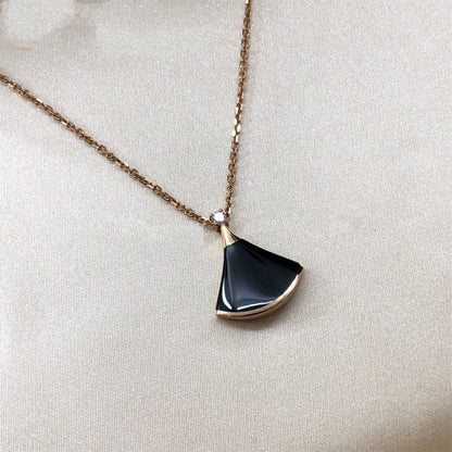 [BLAUE TRÄNEN]TRAUMKETTE ONYX 1 DIAMANT