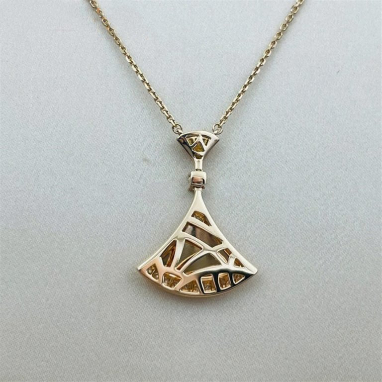 [BLAUE TRÄNEN]DREAM HALSKETTE ROTGOLD DIAMANT