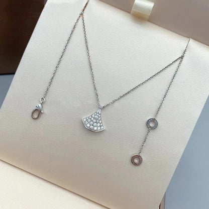 [BLAUE TRÄNEN]TRAUM HALSKETTE SILBER DIAMANT