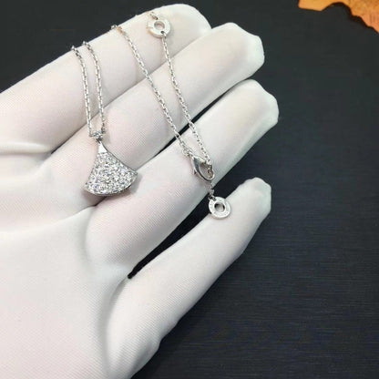 [BLAUE TRÄNEN]TRAUM HALSKETTE SILBER DIAMANT