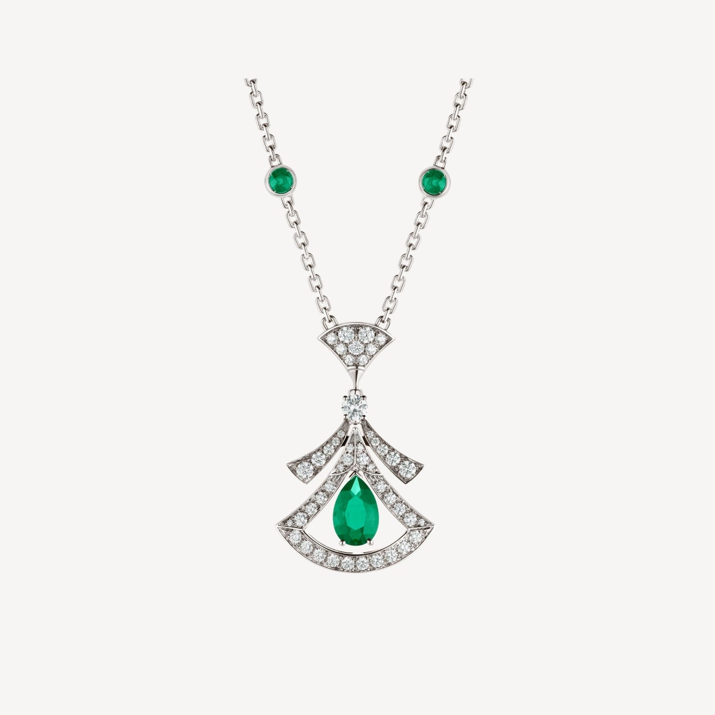 [BLAUE TRÄNEN]TRAUM HALSKETTE MALACHIT DIAMANT SILBER