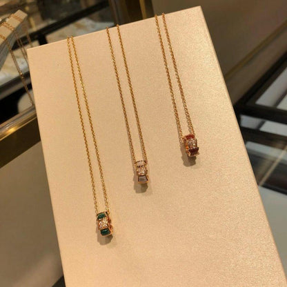 [BLUE TEARS]SERPENTI PEDANT DIAMOND NECKLACE
