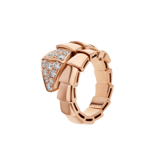 [BLAUE TRÄNEN]SERPENTI RING ROTGOLD DIAMANT
