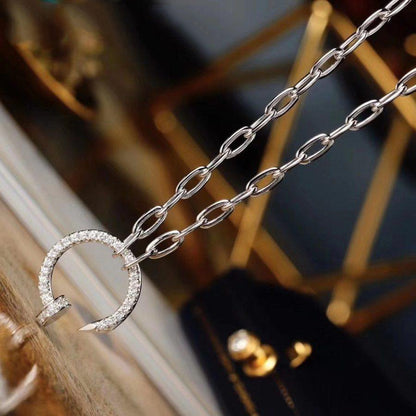 [Blue Tears Jewelry]JUSTE NECKLACE FULL DIAMONDS