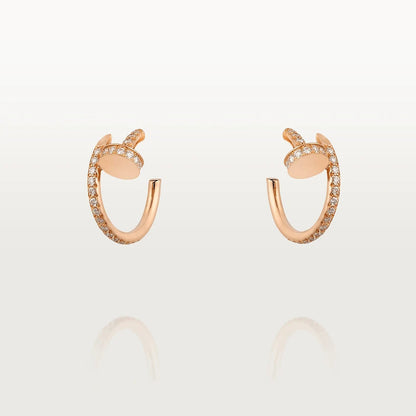 [ブルーティアーズ]JUSTE イヤリング 12.75mm ピンクゴールド ダイヤモンド