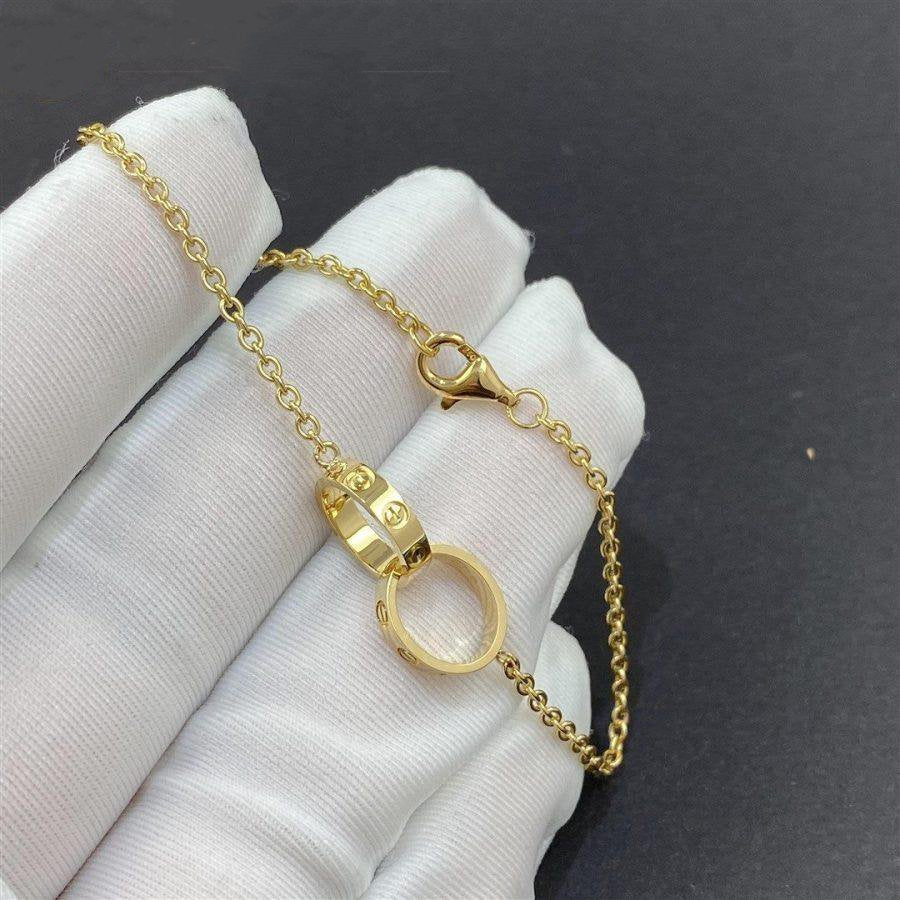 [BLAUE TRÄNEN]LIEBE ARMBAND DOPPELRING