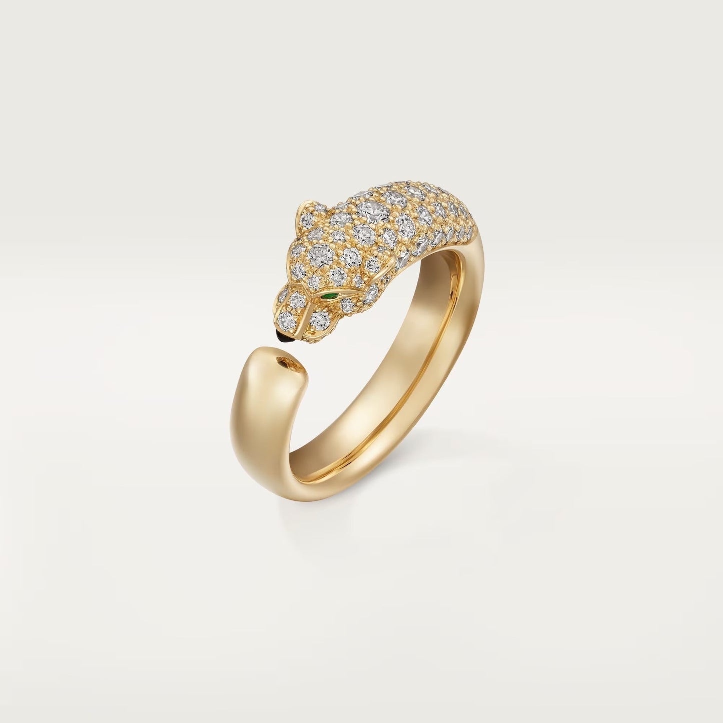 [Blue Tears Jewelry]PANTHERE HALF DIAMOND SMALL RING