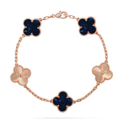 [BLUE TEARS]CLOVER 5 MOTIF PIETERSITE BRACELET COLLECTION