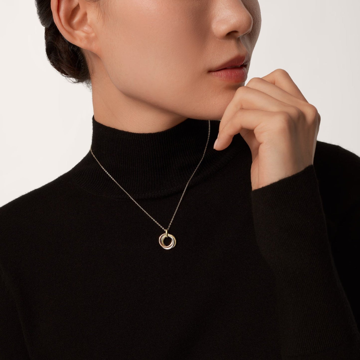 [Blue Tears Jewelry]TRINITY SMALL NECKLACE