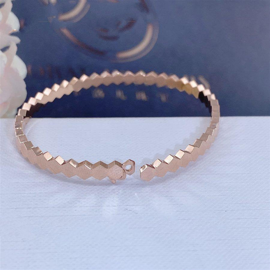 [BLAUE TRÄNEN] BIENENLIEBE ROSA GOLD ARMBAND