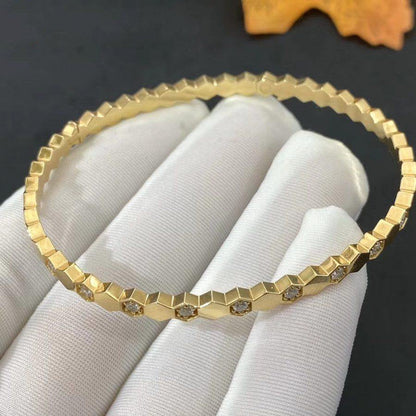 [BLAUE TRÄNEN] BIENENLIEBE GOLD DIAMANT ARMBAND 