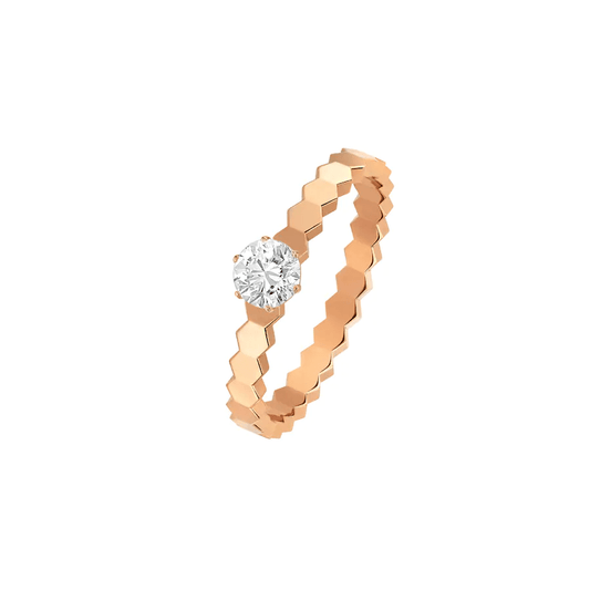 [BLAUE TRÄNEN] BIENENLIEBE RING ROTGOLD 1 DIAMANT