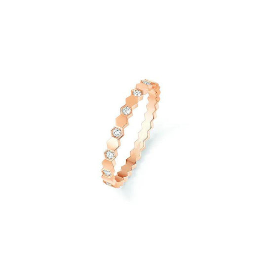 [BLAUE TRÄNEN] BIENENLIEBE RING ROSA GOLD DIAMANT