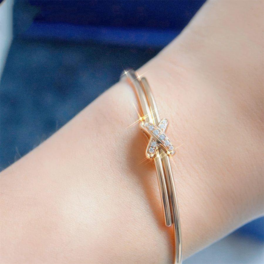 [BLAUE TRÄNEN]JEUX DE ARMBAND ROTGOLD DIAMANTEN