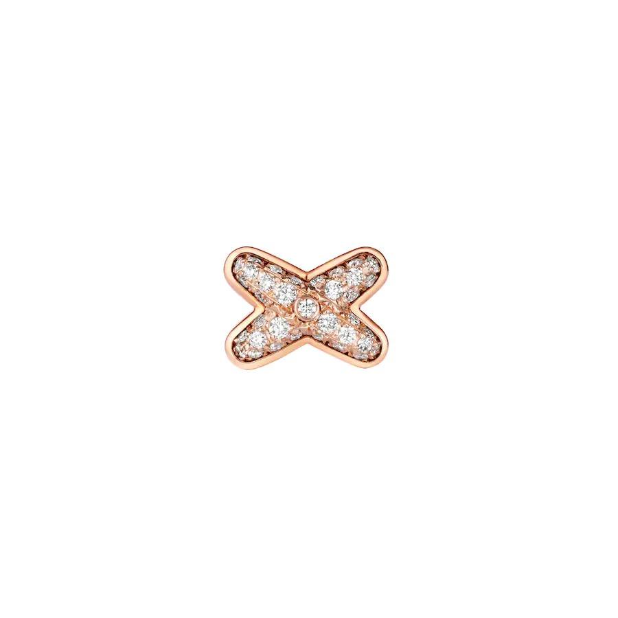 [BLAUE TRÄNEN]JEUX DE ROSÉGOLD DIAMANT OHRRINGE