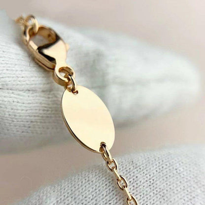 [BLAUE TRÄNEN]JEUX DE ARMBAND MALACHIT ROTGOLD DIAMANTEN