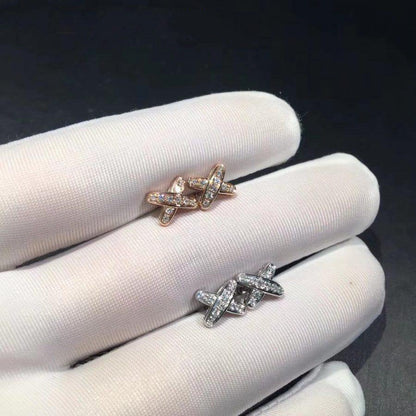 [BLAUE TRÄNEN]JEUX DE DIAMOND OHRRINGE