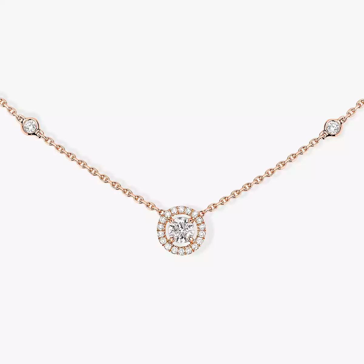 [Blue Tears Jewelry]Diamond Necklace 0,20ct Brilliant Shape Joy