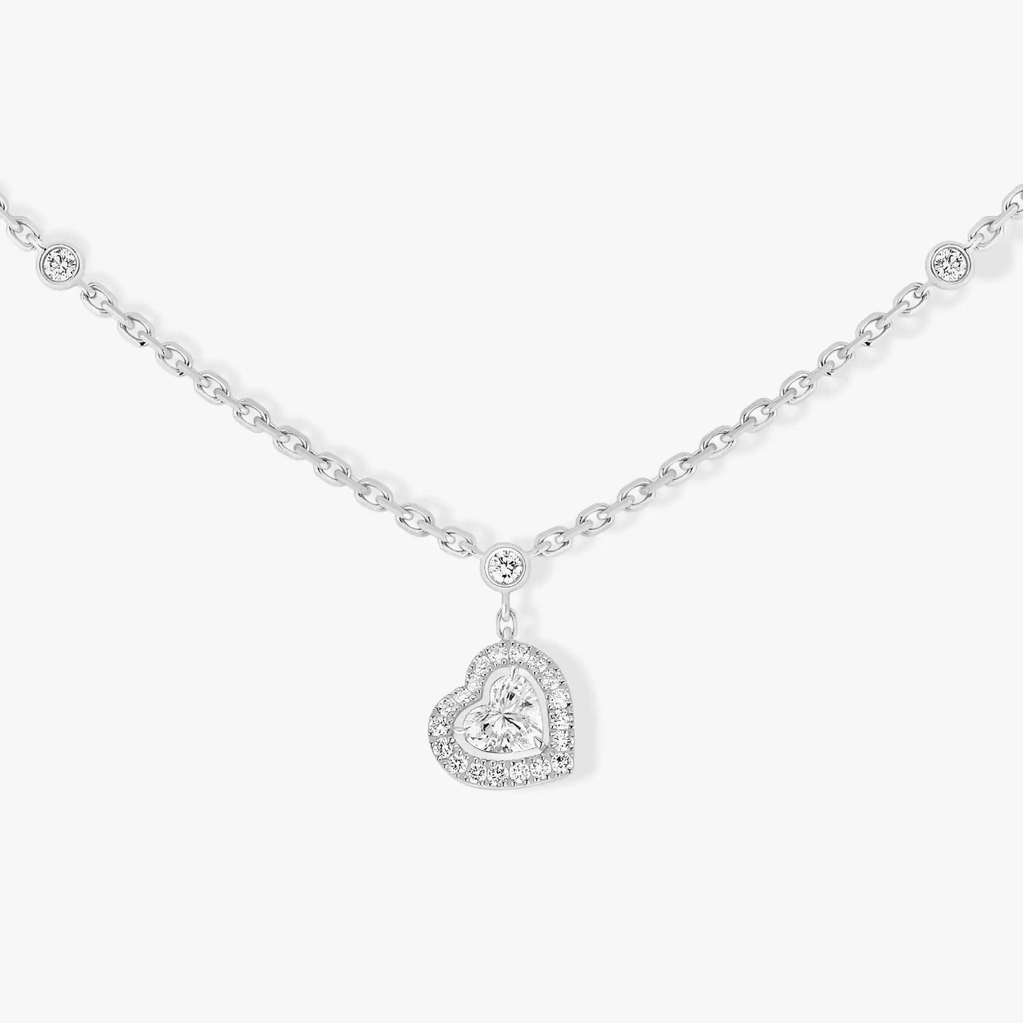[Blue Tears Jewelry]JOY HEART DIAMOND NECKLACE