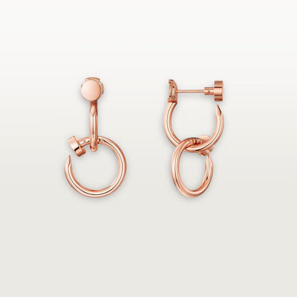 [Blue Tears Jewelry]JUSTE NO DIAMOND DOUBLE EARRINGS