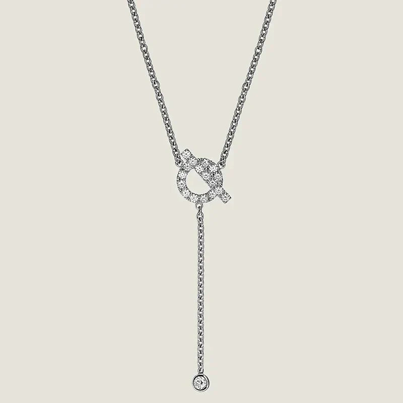 [BLAUE TRÄNEN]FINESSE SILBER DIAMANT HALSKETTE