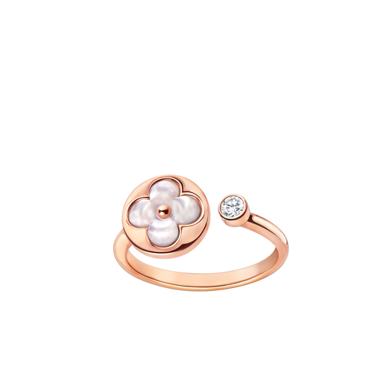 [BLAUE TRÄNEN] RING „SUN 1 DIAMOND PINK MOP“
