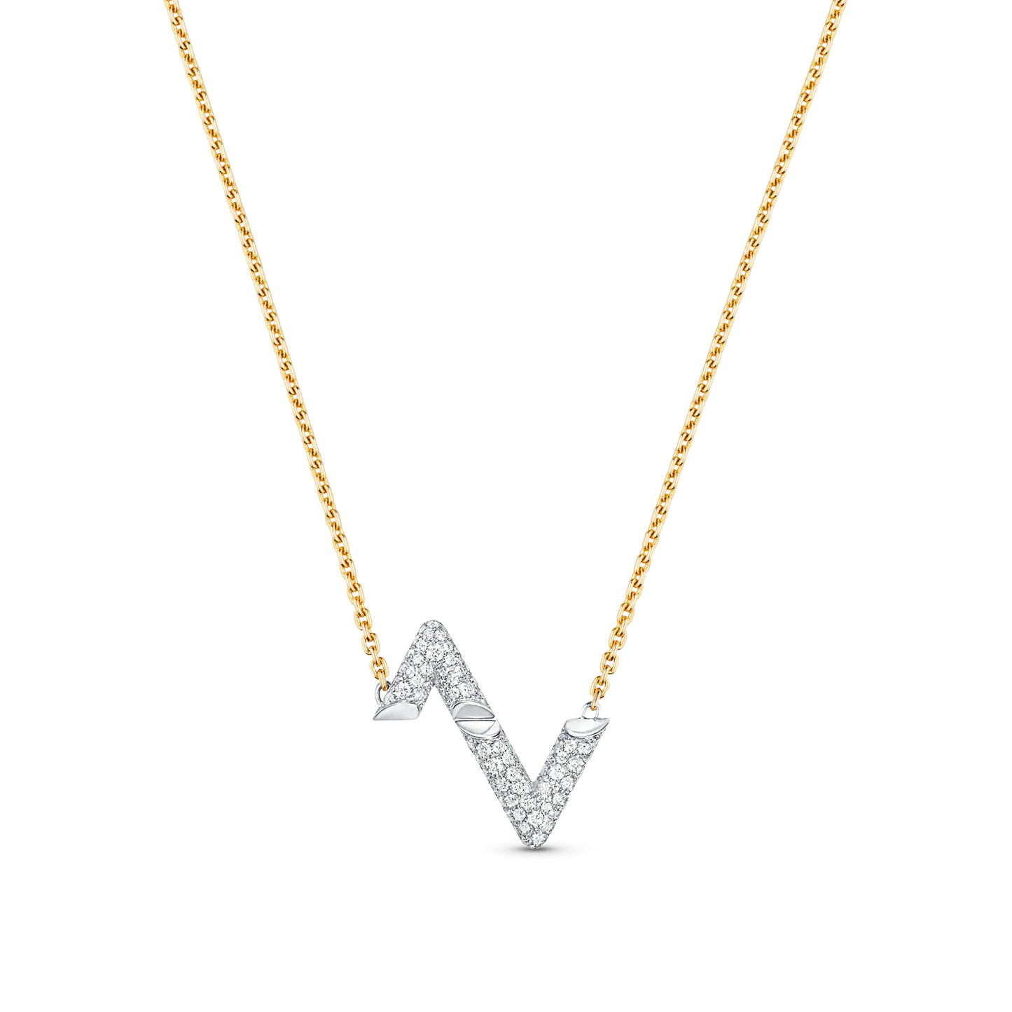 [BLAUE TRÄNEN]VOLT SILBERNE HALSKETTE MIT DIAMANTANHÄNGER
