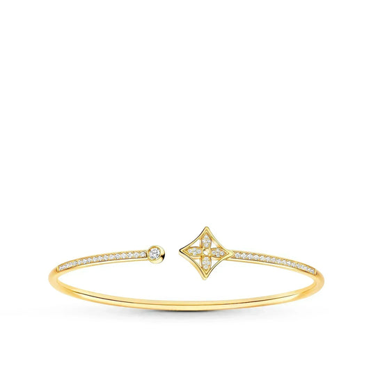 [BLUE TEARS]IDYLLE GOLD OFFENES ARMBAND MIT DIAMANTEN