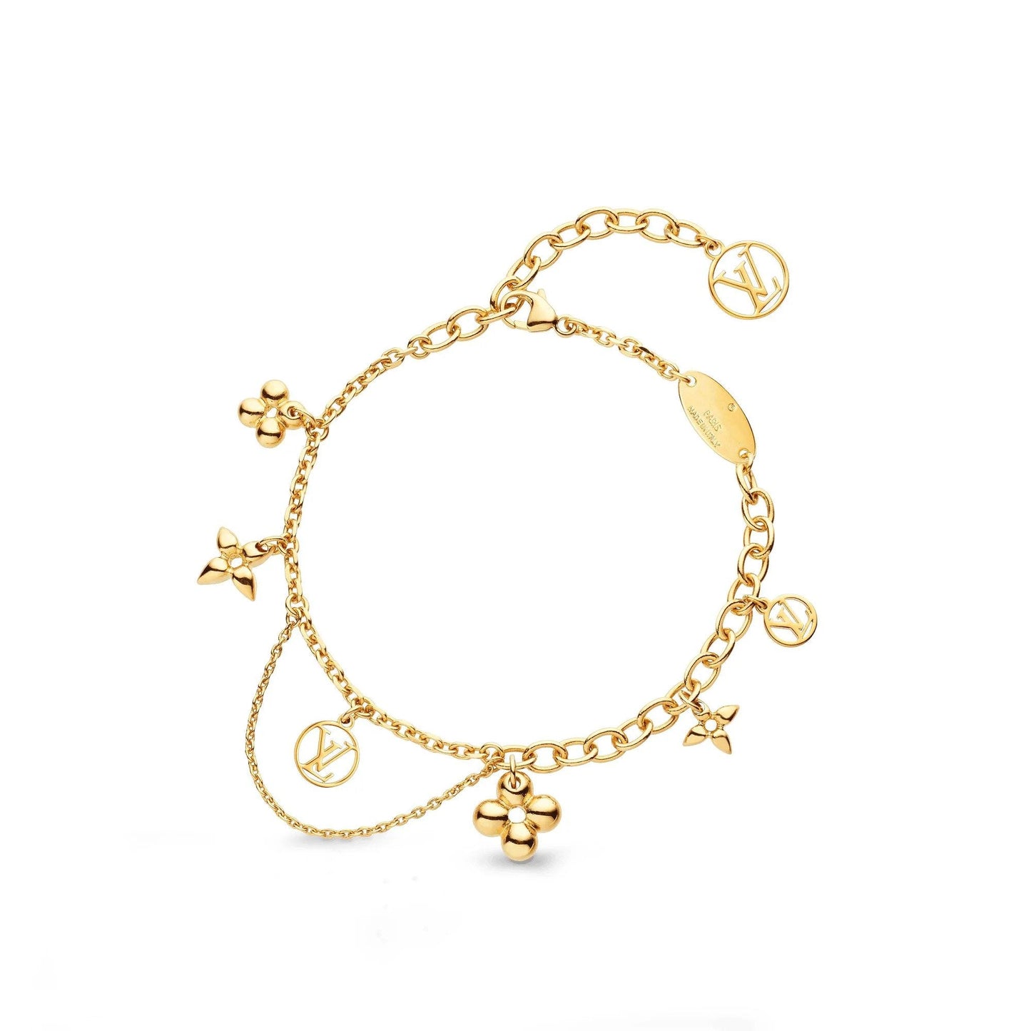 [BLAUE TRÄNEN]BLÜHENDES ROSA GOLD-MOP-ARMBAND