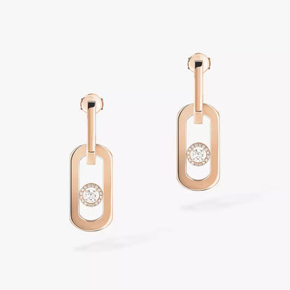 [Blue Tears Jewelry] So Move XL Diamond Hoop Earring