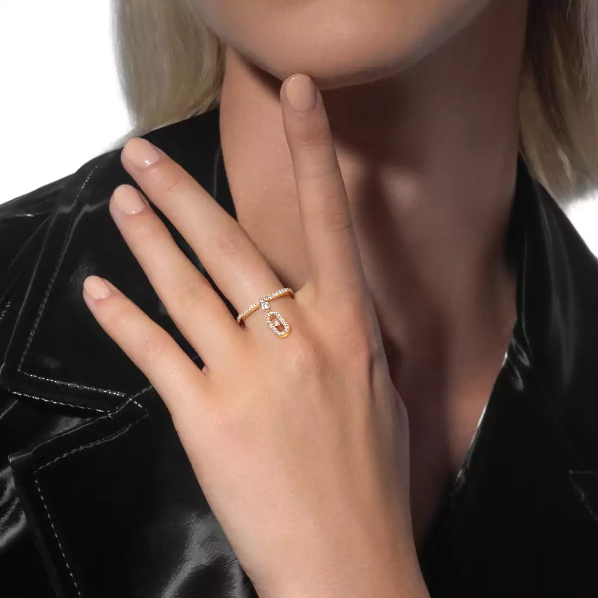 [Blue Tears Jewelry] Move Uno Diamond Ring
