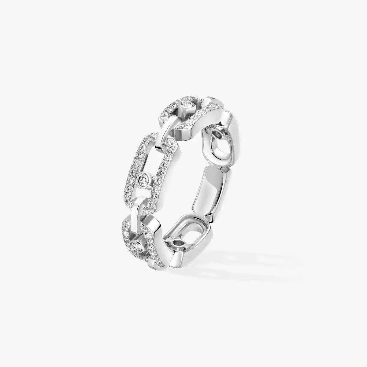 [Blue Tears Jewelry]Move Link Pave_-Set Diamond Ring in Gold