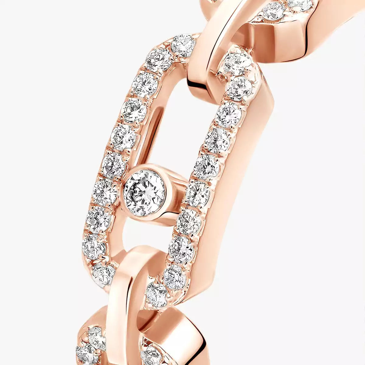 [Blue Tears Jewelry]Move Link Pave_-Set Diamond Ring in Gold