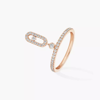 [Blue Tears Jewelry]Move Uno Diamond Ring