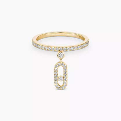 [Blue Tears Jewelry] Move Uno Diamond Ring