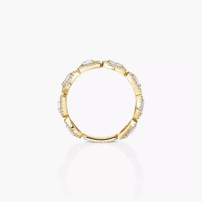 [Blue Tears Jewelry]Diamond Wedding Ring My Twin