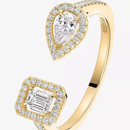 [Blue Tears Jewelry]My Twin Toi Gold Diamond Ring
