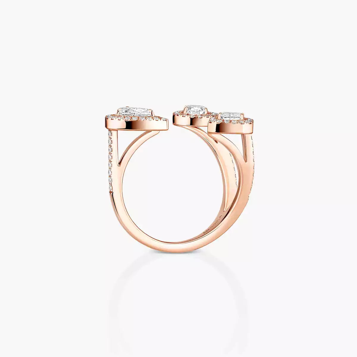[Blue Tears Jewelry]  Diamond Ring 0,25ct My Twin Trilogy